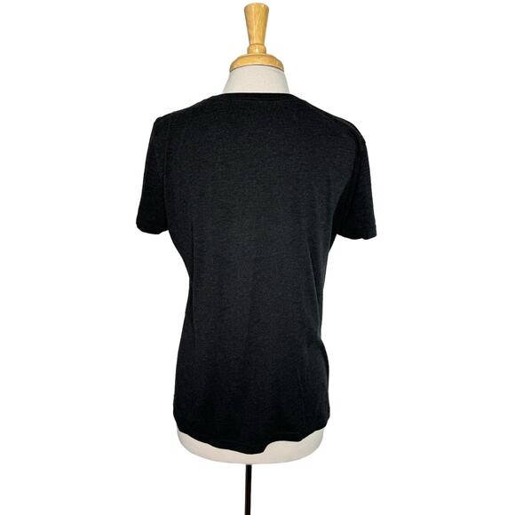 Edward Scissorhands Heather Gray Shadow Outline Graphic Tee Size 2X Womens Retro - Picture 3 of 8